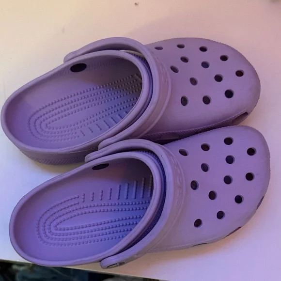 CROCS Kids Lavender Sandals - Picture 1 of 3